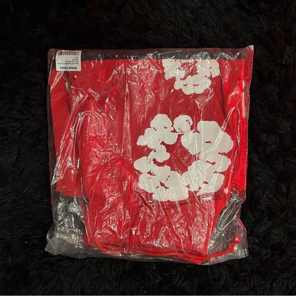 Denim Tears Red Shorts